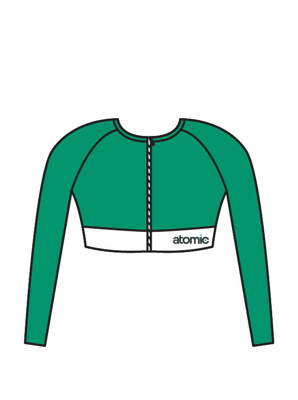 ATOMIC - ELENA LONG SLEEVE CROP (BESPOKE)