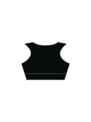A2 ARTS - ELENA SLEEVELESS CROP BLACK (IN-STOCK)