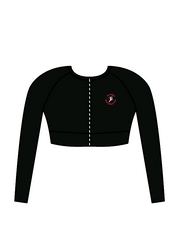 ANN HOLLAND SCHOOL OF THEATRE DANCE - ELENA LONG SLEEVE CROP BLACK (IN-STOCK)