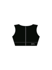 B FABULOUS - ELENA SLEEVELESS CROP BLACK (IN-STOCK)