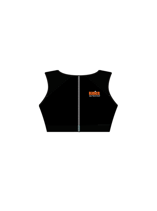 BASICS JUNIOR THEATRE SCHOOL - ELENA SLEEVELESS CROP BLACK (IN-STOCK)