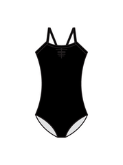 BEATS DANCE - EMILY LEOTARD BLACK (BESPOKE)