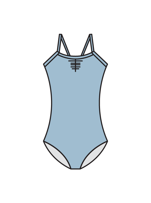 BEATS DANCE - EMILY LEOTARD BLUE (BESPOKE)