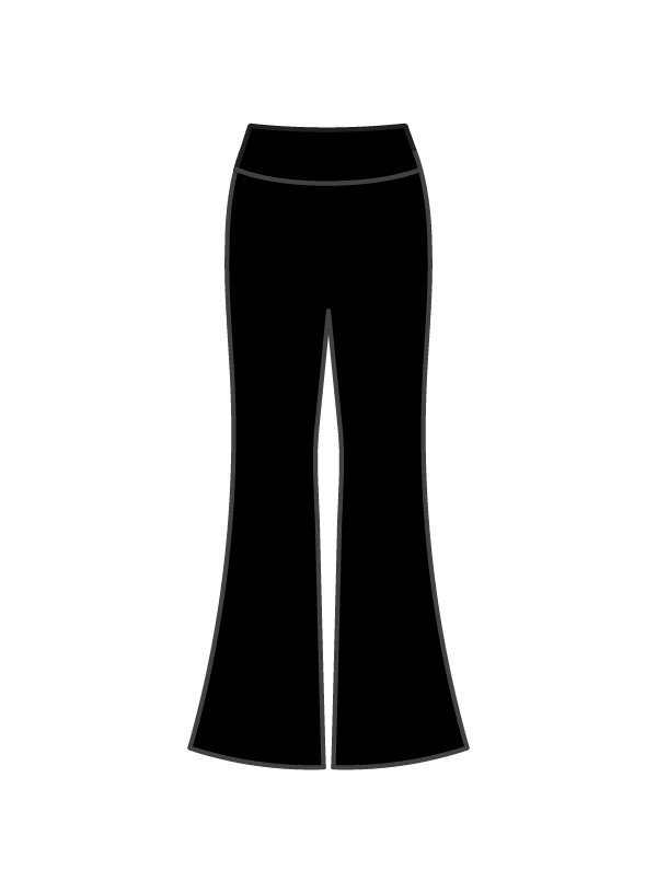 ABI GIBBS ACADEMY - FLARES BLACK (IN-STOCK)