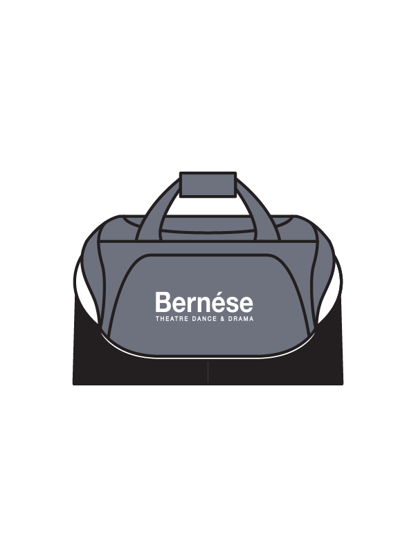 BERNESE - GREY/BLACK HOLDALL (Q) (IN-STOCK)