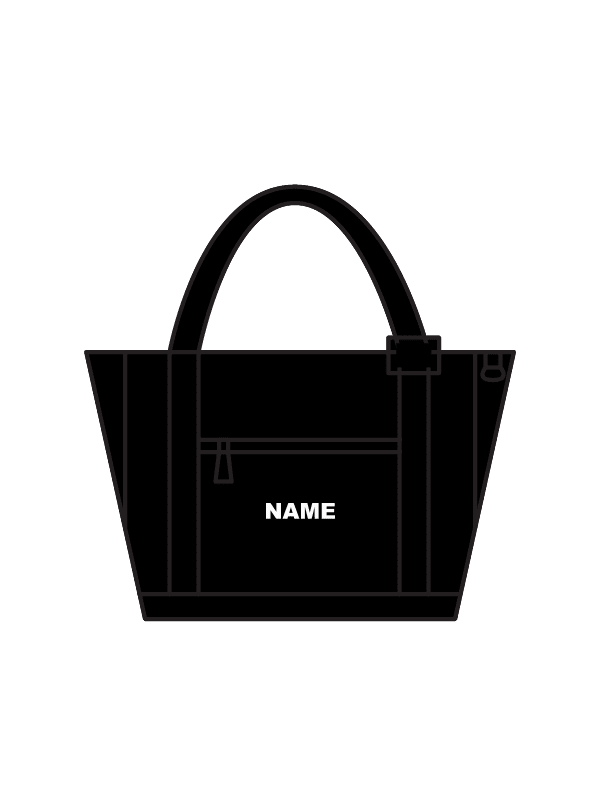 ACROFLEX RECREATIONAL - GYM TOTE BAG BLACK (IN-STOCK)