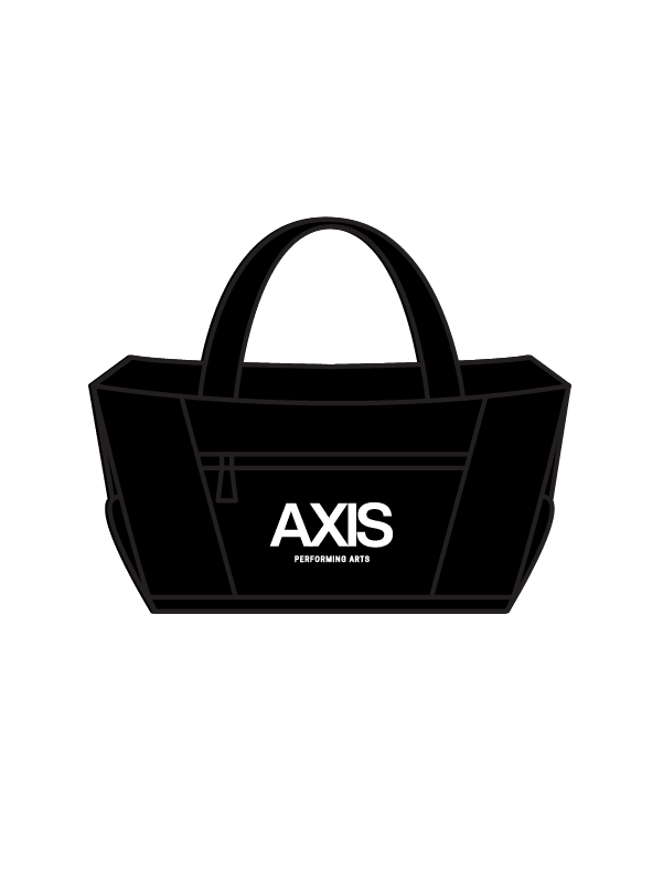 AXIS PERFORMING ARTS - GYM BAG BLACK (IN-STOCK)