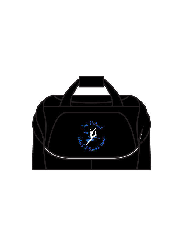 ANN HOLLAND SCHOOL OF THEATRE DANCE - HOLDALL BLACK (IN-STOCK) BLUE LOGO