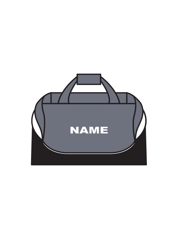 BERNESE - GREY/BLACK HOLDALL (Q) (IN-STOCK)