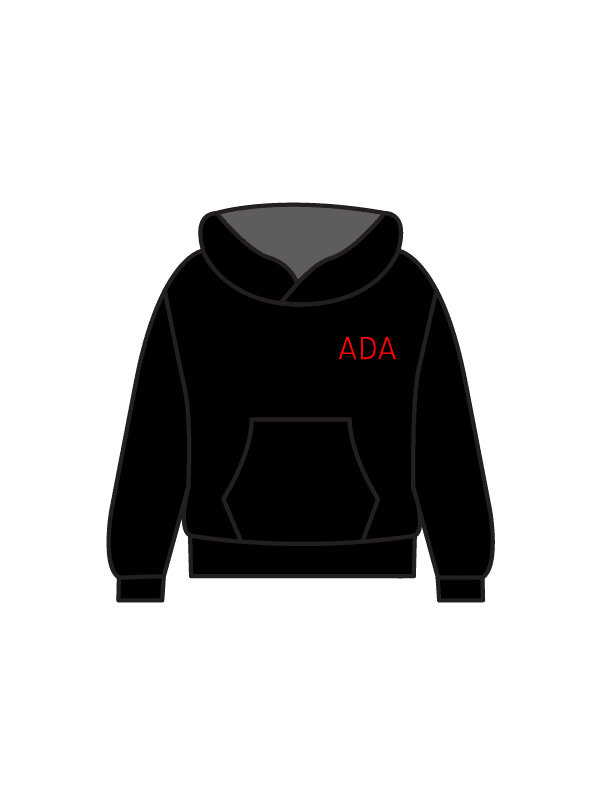 ARABESQUE DANCE ACADEMY - HOODIE BLACK (IN-STOCK)