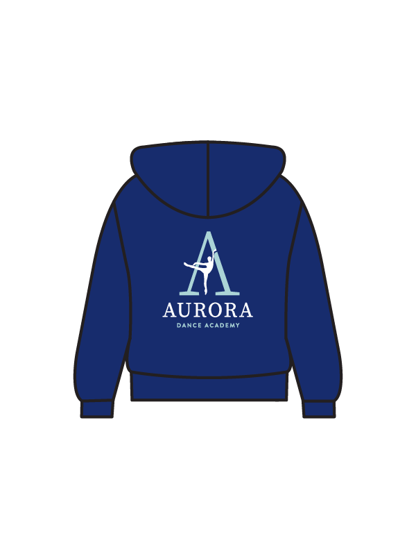 AURORA DANCE ACADEMY - HOODIE NAVY (IN-STOCK)