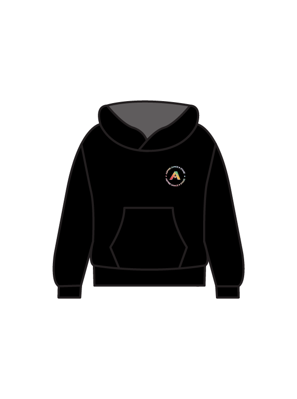 ASPIRE DANCE & STAGE - HOODIE BLACK (IN-STOCK)