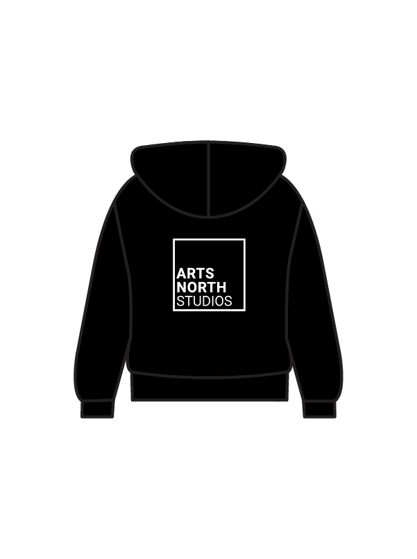 ARTS NORTH STUDIOS - HOODIE BLACK (IN-STOCK)