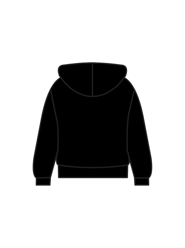 BLOOM BY JOSIE LEE - HOODIE BLACK (IN-STOCK)