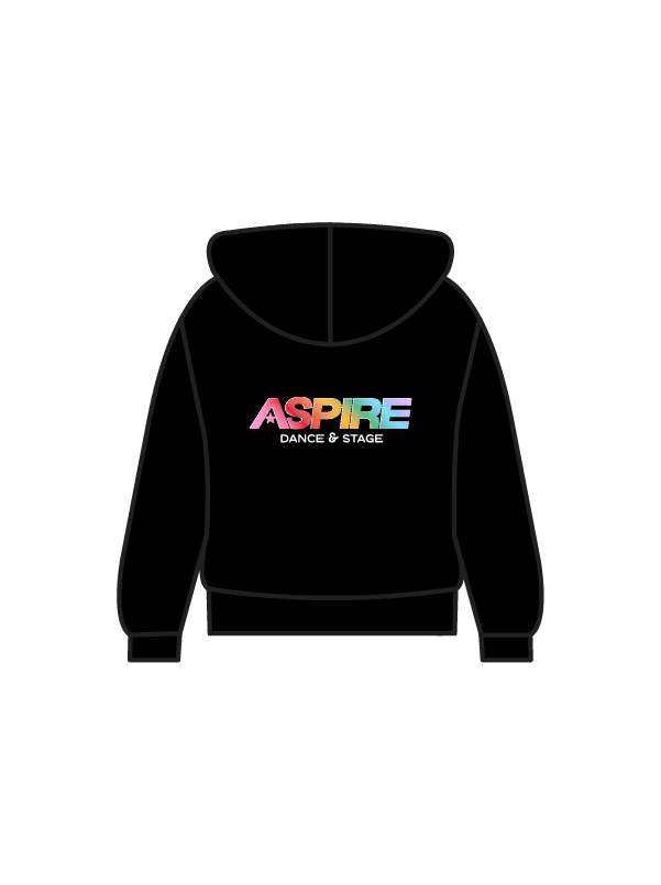 ASPIRE DANCE & STAGE - HOODIE BLACK (IN-STOCK)