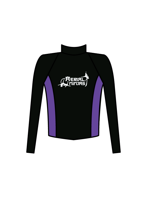 AERIAL NINJAS - JACKET BLACK/PURPLE (IN-STOCK)