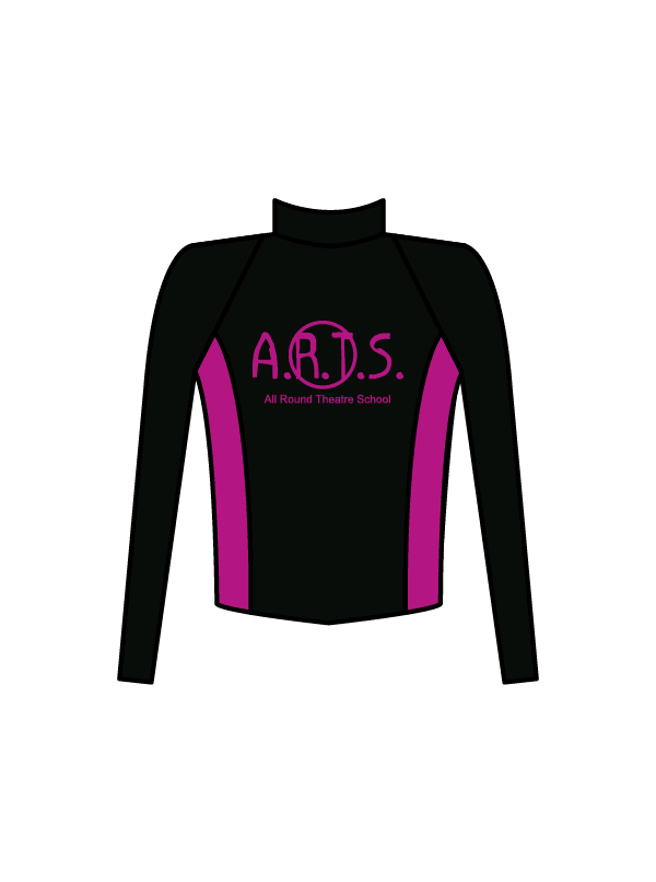 ARTS ALL ROUND THEATRE SCHOOL - JACKET BLACK/PINK (IN-STOCK)