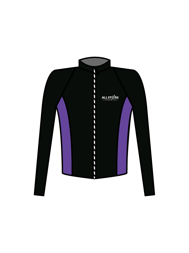 ALL STARS PERFORMING ARTS - JACKET BLACK/PURPLE (IN-STOCK)