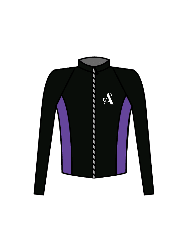 AUDREY SPENCER DANCE- JACKET BLACK/PURPLE (IN-STOCK)