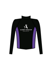 AUDREY SPENCER DANCE- JACKET BLACK/PURPLE (IN-STOCK)