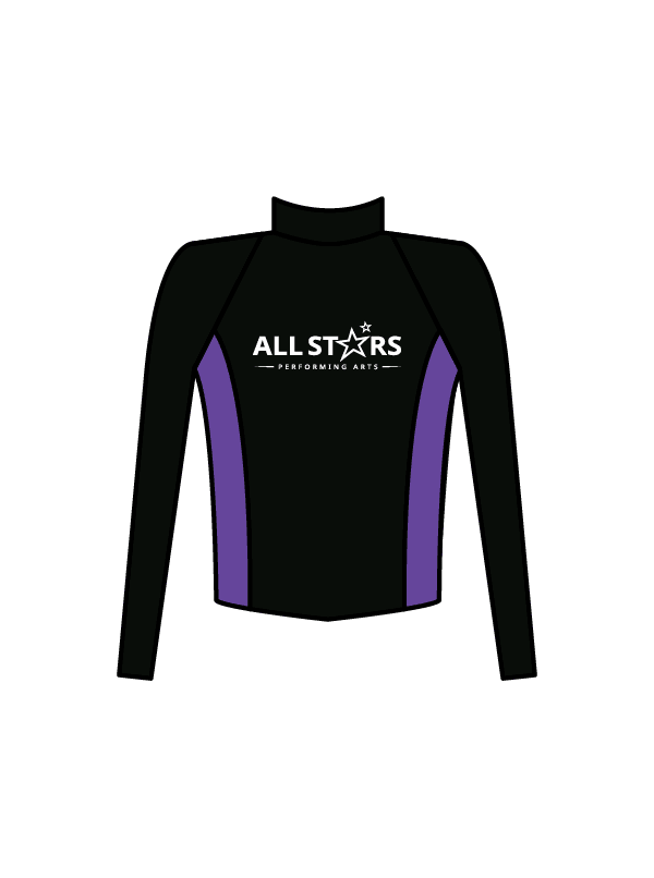 ALL STARS PERFORMING ARTS - JACKET BLACK/PURPLE (IN-STOCK)
