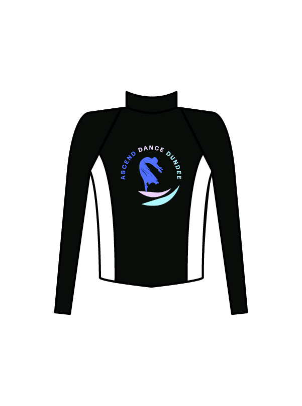 ASCEND DANCE DUNDEE - JACKET BLACK/WHITE (IN-STOCK)
