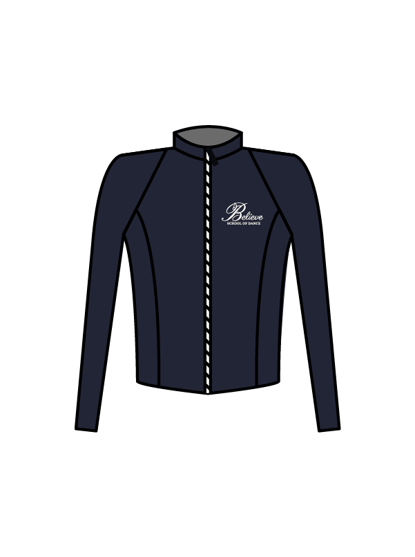 BELIEVE SCHOOL OF DANCE - JACKET NAVY (IN-STOCK)