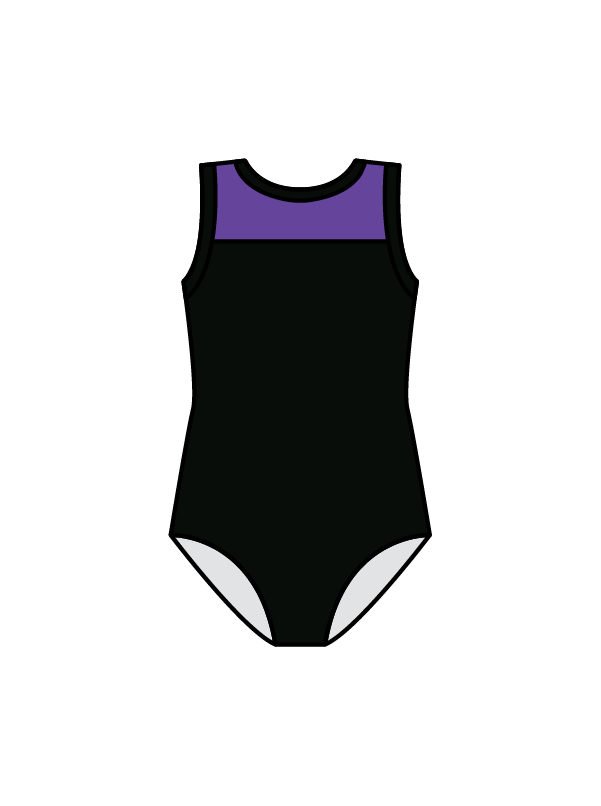 AERIAL NINJAS - JASMINE LEO BLACK/PURPLE (IN- STOCK)