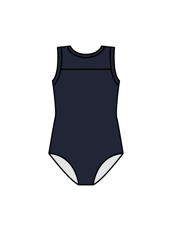 BELIEVE SCHOOL OF DANCE - JASMINE LEOTARD NAVY (IN-STOCK)