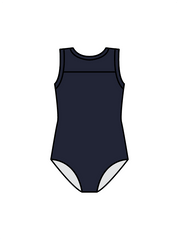 BELIEVE SCHOOL OF DANCE - JASMINE LEOTARD NAVY (IN-STOCK)
