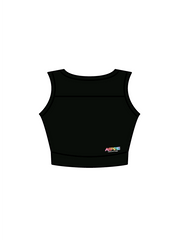 ASPIRE DANCE & STAGE - JASMINE CROP BLACK (IN-STOCK)