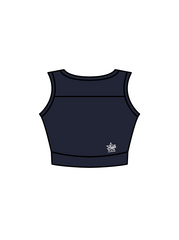 ASPIRE DANCE ACADEMY - JASMINE CROP NAVY (IN-STOCK)