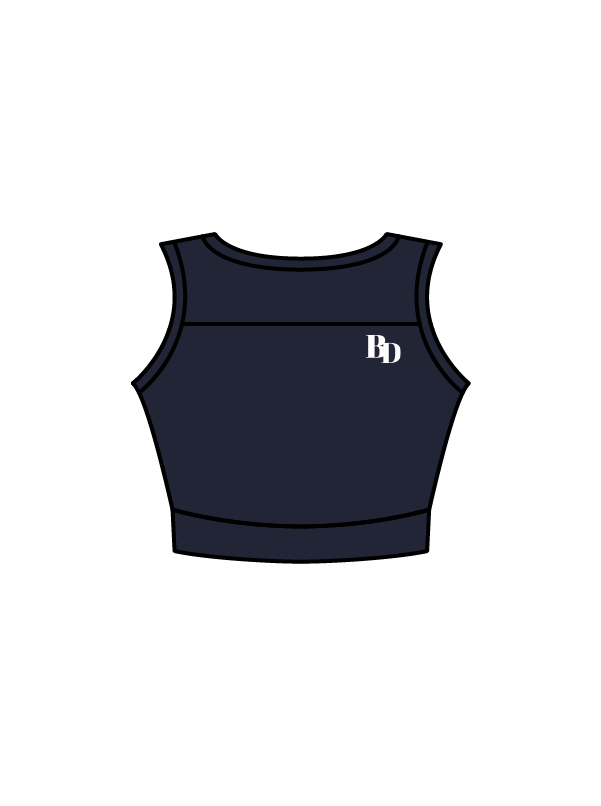 BEX DIXON DANCE - JASMINE CROP NAVY (IN-STOCK)