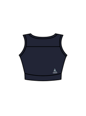 AURORA DANCE ACADEMY - JASMINE CROP NAVY (IN-STOCK)