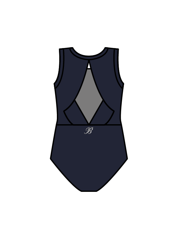 BELIEVE SCHOOL OF DANCE - JASMINE LEOTARD NAVY (IN-STOCK)