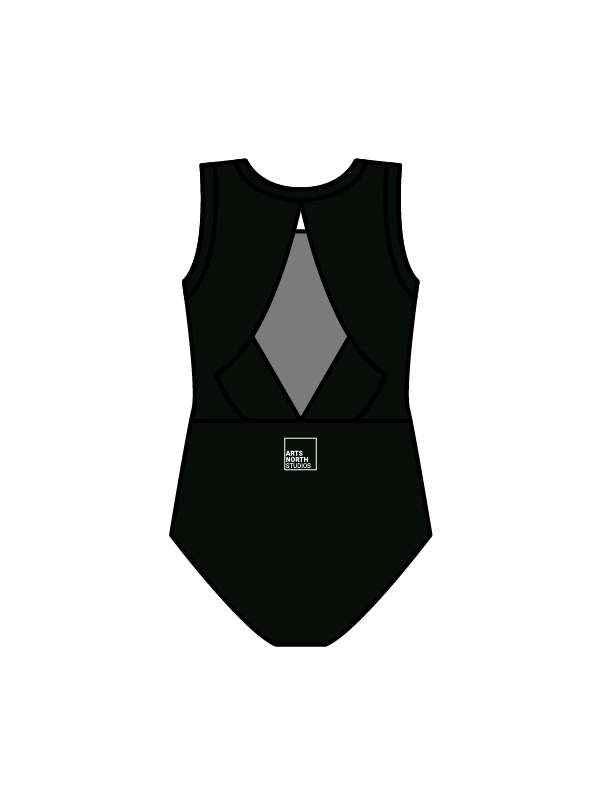 ARTS NORTH STUDIOS - JASMINE LEOTARD BLACK (IN-STOCK)