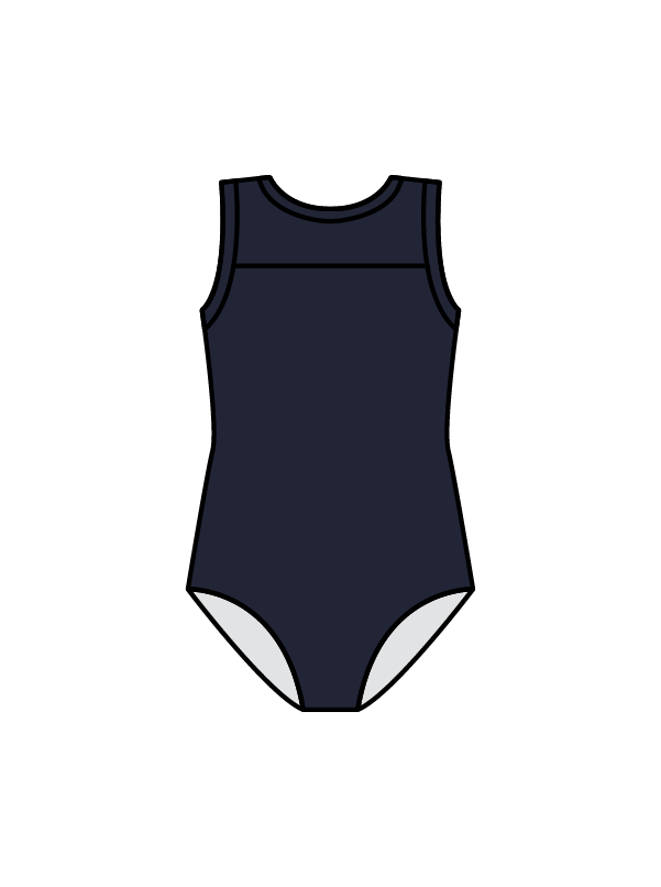 AURORA DANCE ACADEMY - JASMINE LEOTARD NAVY (IN-STOCK)