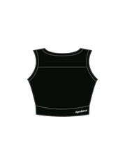 AJENDANCE - JASMINE CROP BLACK (IN-STOCK)