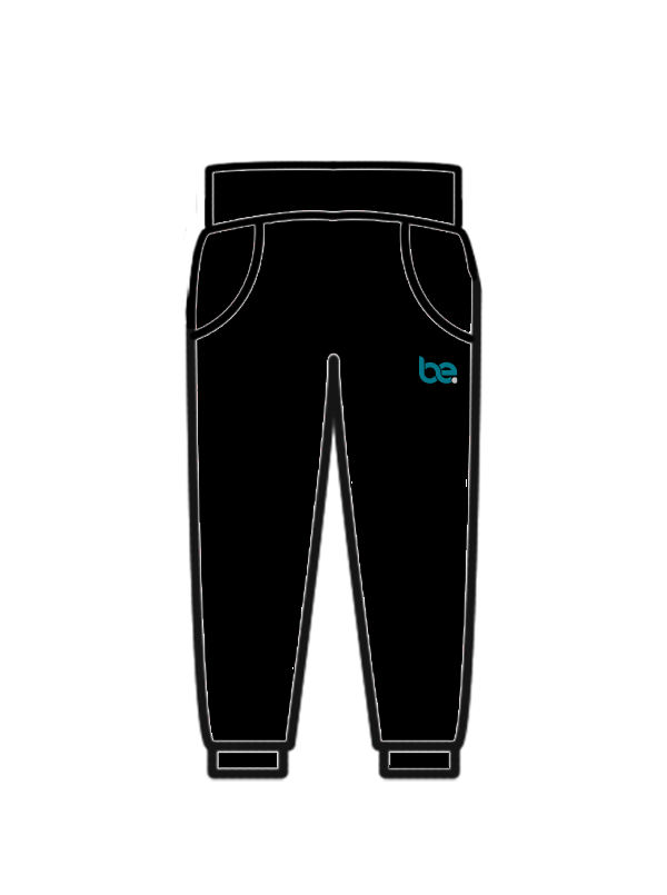 BE TRAINING - BLACK JOGGERS (J) (IN-STOCK)