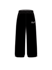 BLOOM BY JOSIE LEE - WIDE LEG JOGGERS BLACK (IN-STOCK)