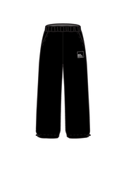 ARTS NORTH STUDIOS - WIDE LEG JOGGERS BLACK (IN-STOCK)