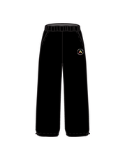 ASPIRE DANCE & STAGE - WIDE LEG JOGGERS BLACK (IN-STOCK)