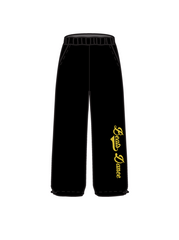 BEATS DANCE - WIDE LEG JOGGERS BLACK (IN-STOCK)