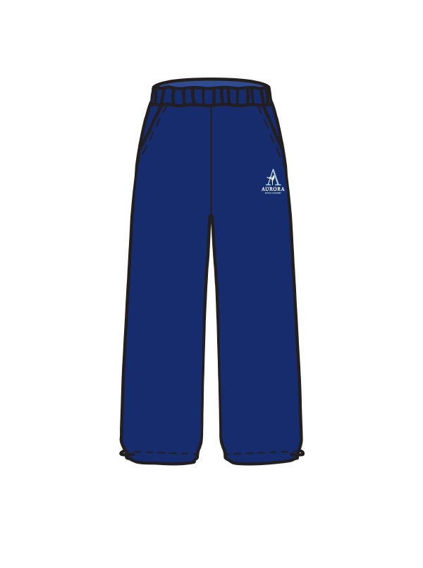 AURORA DANCE ACADEMY - WIDE LEG JOGGERS NAVY (IN-STOCK)