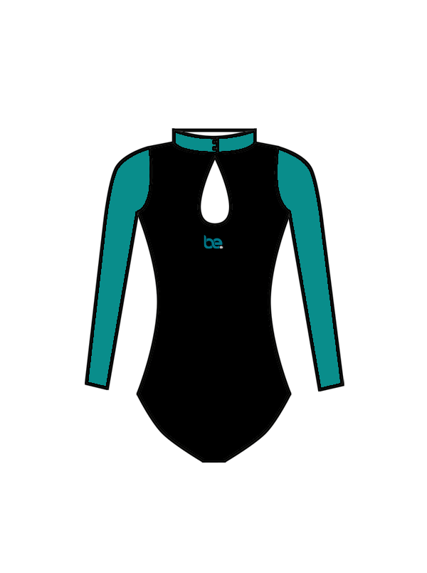 BE.TRAINING - KIRA LONG SLEEVE LEOTARD (BESPOKE)