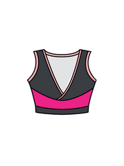ARABELLA DANCE ACADEMY - LAYLA CROP (BESPOKE)