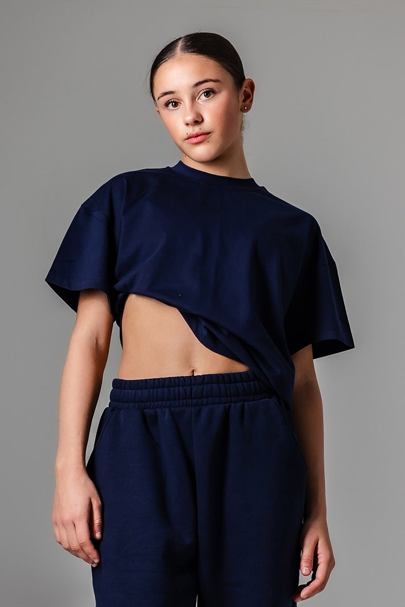BOXY T NAVY (IN-STOCK)