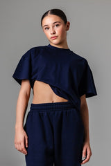 BOXY T NAVY (IN-STOCK)
