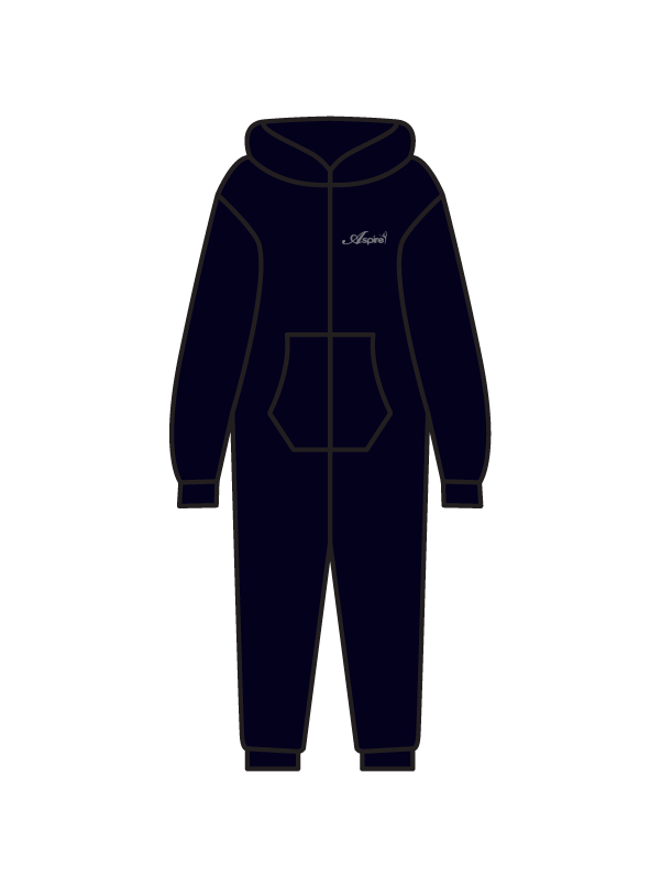 ASPIRE SCHOOL OF DANCE - ONESIE NAVY (S) (IN-STOCK)