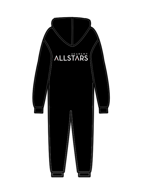 ALLSTARS ACADEMY - ONESIE BLACK (S) (IN-STOCK)